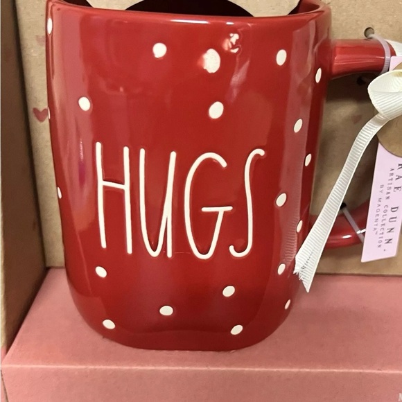 Rae Dunn Red and White Hugs & Kisses Mug Set
(Two Mugs Only) - Picture 2 of 4